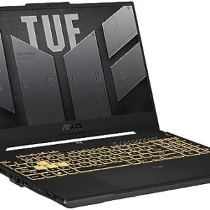 2023 ASUS TUF F15 15.6″ 144Hz FHD Gaming Laptop Computer, 12th Gen Intel 14-Core i7-12700H, GeForce RTX 4070 8GB, 64GB DDR4 RAM, 2TB PCIe SSD, WiFi 6, Bluetooth5.2, RGB Keyboard, Windows 11 Pro, BROAG