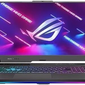 Asus ROG Strix G17 G713 Gaming Laptop 17.3″ WQHD IPS 240Hz AMD 12-Core Ryzen 9 7845HX (Beat i9-12900H) 64GB RAM 2TB SSD GeForce RTX 4060 8GB USB-C RGB Backlit Fast Charging Win11 Black + HDMI Cable