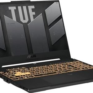 asus TUF F15 (2023) Gaming Laptop, 15.6” FHD 144Hz FHD IPS-Type Display, NVIDIA GeForce RTX 4070, Intel Core i7-12700H, 16GB DDR4, 1TB PCIe SSD,Wi-Fi 6, Windows 11 Home, Backlit Keyboard, Gray/OLY
