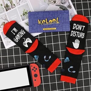 Do Not Disturb I’m Gaming Socks,Boy Gifts ideas,Mens gifts for Christmas,Funny Gamer Socks Gifts for Men,Him,Dad,Sons,Boys