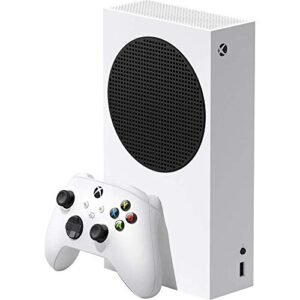 Microsoft XBOXSERS512REFA Xbox Series S 512GB SSD All Digital Disc-Free Gaming Console White (Renewed) Bundle with PowerA Enhanced Wired Controller for Xbox Series X/S Desert Ops