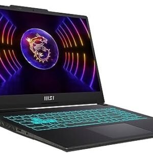 MSI 2023 Cyborg 15 15.6″ 144Hz FHD Gaming Laptop Computer, 12th Gen Intel 10-Core i7-12650H, GeForce RTX 4060 8GB, 32GB DDR5 RAM, 2TB PCIe SSD, WiFi 6, Backlit Keyboard, Windows 11, Free HDMI Cable