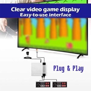 Retro Game Console – Classic Mini Retro Game System Built-in 620 Games and 2 Controllers, 8-Bit Video Game System with Classic Games, Old-School Gaming System for Adults and Kids – AV Output