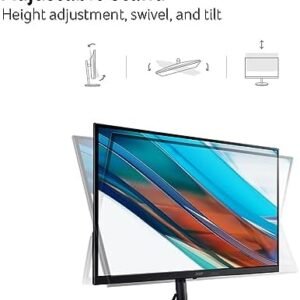 Acer SH242Y Ebmihx 23.8″ FHD 1920×1080 Home Office Ultra-Thin IPS Computer Monitor AMD FreeSync 100Hz Zero Frame Height/Swivel/Tilt Adjustable Stand Built-in Speakers HDMI 1.4 & VGA Port