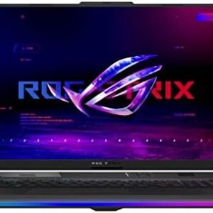 ASUS ROG Strix Scar 18 (2023) Gaming Laptop, 18” Nebula Display 16:10 QHD 240Hz/3ms, GeForce RTX 4090, Intel Core i9-13980HX, 32GB DDR5, 2TB PCIe SSD, Wi-Fi 6E, Windows 11 Pro, G834JY-XS97,Black