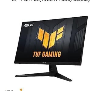 ASUS TUF Gaming 27” 1080P HDR Monitor (VG279QM1A) – Full HD (1920 x 1080), 280Hz, 1ms, Fast IPS, Extreme Low Motion Blur Sync, Freesync Premium, G-SYNC Compatible, Speakers, Variable Overdrive,Black