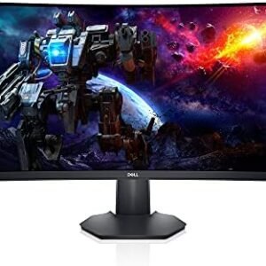 Dell Curved Gaming Monitor 27 Inch Curved with 165Hz Refresh Rate, QHD (2560 x 1440) Display, Black – S2722DGM