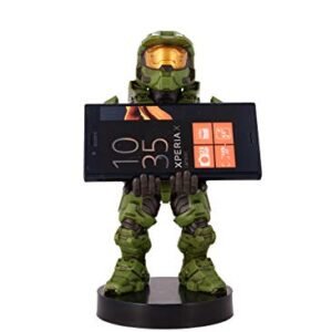 Exquisite Gaming: Halo: Master Chief – Mobile Phone & Gaming Controller Holder, Device Stand, Cable Guys, Xbox Licensed Figure