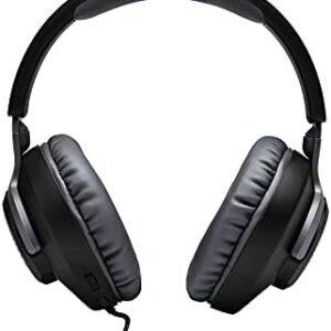 JBL Quantum 100 – Wired Over-Ear Gaming Headphones – Black, Large