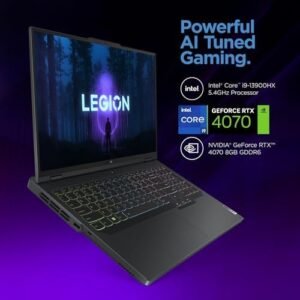 Lenovo Legion Pro 5i Gaming Laptop, GeForce RTX 4070, Intel Core i9-13900HX, 16″ WQXGA(2560 * 1600) 165Hz, 64GB DDR5 RAM, WD_Black 2TB SSD + 4TB SSD, 4-Zone RGB Backlit KB, Wi-Fi 6E, Windows 11 Home