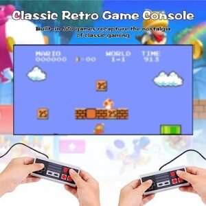Retro Game Console, Video Game Console with Built-in Games Plug & Play Game System Classic Edition