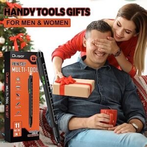 Stocking Stuffers for Men Adults, Gifts for Men, 11 in 1 Multitool Pen, Christmas Gifts for Men, Cool Gadgets Tools for Men, Mens Gifts for Him, Birthday Gifts for Dad, Husband