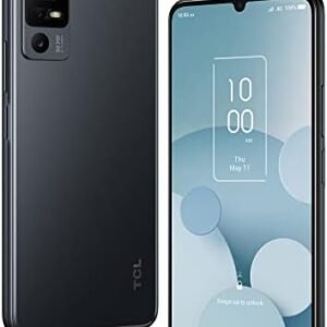 TCL 40XL 2023 Unlocked Cell Phone 6GB + 256GB, 6.75 inch 90Hz Display Mobile Phone, Smartphone Android 13, 50MP AI Camera, 5000 mAh, 4G LTE, US Version, Dark Gray