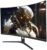 CRUA 32″ 144Hz/165Hz Curved Gaming Monitor,1800R Display,1ms(GTG) Response Time, Full HD 1080P for Computer Monitors, Laptop,ps4, Switch, Auto Support Freesync and Low Motion Blur, DP, HDMI Port-Black