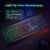 Dacoity Gaming Keyboard, 104 Keys All-Metal Panel, Rainbow LED Backlit Quiet Computer Keyboard, Wrist Rest, Multimedia Keys, Anti-ghosting Keys, Waterproof Light Up USB Wired Keyboard for PC Mac Xbox