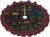 Exquisite Game Video Gaming Pattern Print Christmas Tree Skirt Buffalo Plaid Edge Xmas Tree Ornaments for Holiday Party