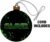 Gamer Paint Splatter Gaming Geek Wood Christmas Tree Holiday Ornament