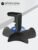 Headphone Holder Hanger 2022 Upgraded with 360° Rotating & Adjustable Arm Clamp for Controllers and Headphones , Headset Stand under Desk Hook Mount Built in Cable Clip Organizer PC Gaming Accessories