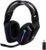 Logitech G733 Lightspeed Wireless Gaming Headset with Suspension Headband, Lightsync RGB, Blue VO!CE mic technology and PRO-G audio drivers – Black