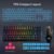 Mechanical Keyboard, Full RGB 75% Gaming Keyboard with Red Switches, Macro Editor Wired Keyboard 84 Keys for Windows Mac PC Laptop Tablet, K629-RGB