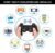 Retro Game Console, Video Games Console, Built in 20,000+ Classic Games, 4K Game Stick HDMI Output for TV, Dual 2.4G Wireless Controllers 9 Emulators, play game console for Kids