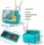 Retro Video Games Console for Kids Adults Built-in 308 Classic Electronic Game 3.0” Screen Mini TV Games Console Support TV Output and USB Charging Birthday Xmas Gift for Boys Girl 4-12 (Blue)