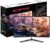 Sceptre 24-inch Curved Gaming Monitor 1080p up to 165Hz DisplayPort HDMI 99% sRGB, AMD FreeSync Build-in Speakers Machine Black (C248B-FWT168)