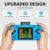 TaddToy 16 Bit Handheld Game Console for Kids Adults, 3.0” Large Screen Preloaded 200 Classic Portable Retro Video Handheld Games with Type-C Port Rechargeable Battery for Birthday Gift for Kids Blue