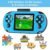 TaddToy 16 Bit Handheld Game Console for Kids Adults, 3.0” Large Screen Preloaded 230 HD Classic Retro Video Games with USB Rechargeable Battery & 3 Game Cartridges for Birthday Gift for Kids 4-12
