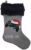 TWIITZ Awesome Video Gamer Christmas Holiday Stocking 20in Canvas with Faux Fur Grey Black Game On (Stocking)