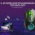 UHURU Wireless Gaming Mouse Up to 10000 DPI, Rechargeable USB Wireless Mouse with 6 Buttons 7 Changeable LED Color Ergonomic Programmable MMO RPG for PC Laptop, Compatible with Windows Mac