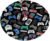 Video Game Controller Background Christmas Tree Skirt 36 Inches Halloween Xmas Tree Skirt Christmas Farmhouse Home Decor for Party Indoor Christmas Tree Decoration