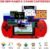 YUAN PLAN Handheld Game Console for Children, 288 Retro Classic Games 3.0″ LCD Screen Portable TV Output Video Game Player with Type-C Port Rechargeable Battery and Two Game Cartridges for Kids Red