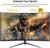 Z-Edge 27-inch Curved Gaming Monitor 16:9 1920×1080 200/144Hz 1ms Frameless LED Gaming Monitor, UG27 AMD Freesync Premium Display Port HDMI Built-in Speakers